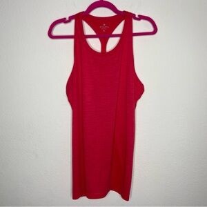 Athleta High Neck Shadow Stripe Chi Tank Size XL